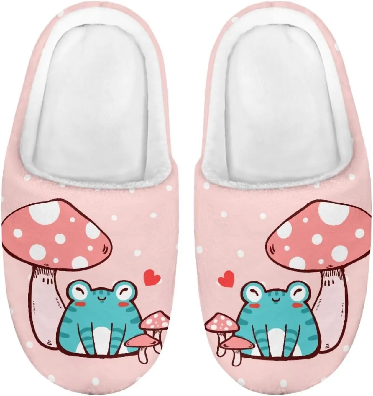 Cute Slippers for Girls Boys, Plush Non-Slip House Slippers Winter Fluffy House Shoes Cute Soft Slip-On Shoes for Indoor Outdoor