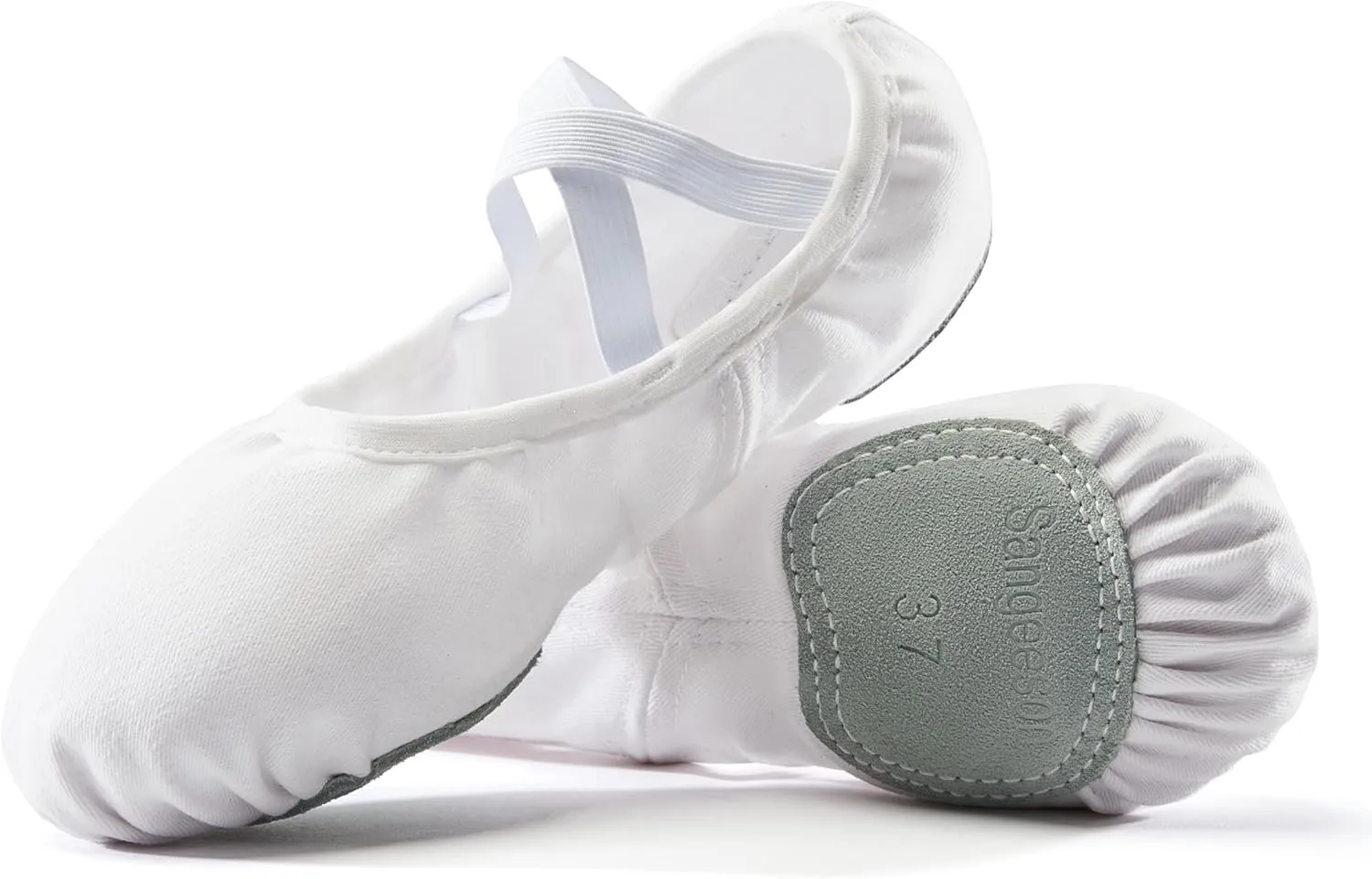 Dance Women's Ballet Shoes Stretch Canvas Performa Dance Slippers Split Sole for Girls/Adult