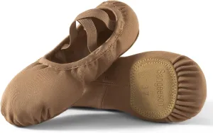 Dance Women's Ballet Shoes Stretch Canvas Performa Dance Slippers Split Sole for Girls/Adult