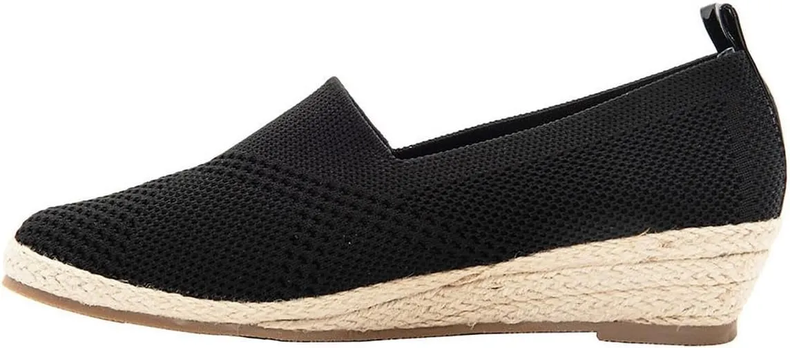 David Tate Womens Bianca Lifestyle Espadrille Slip-On Sneakers