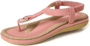 Deals Women's Comfy Sandals, Comfort Slip On Summer's Sandals