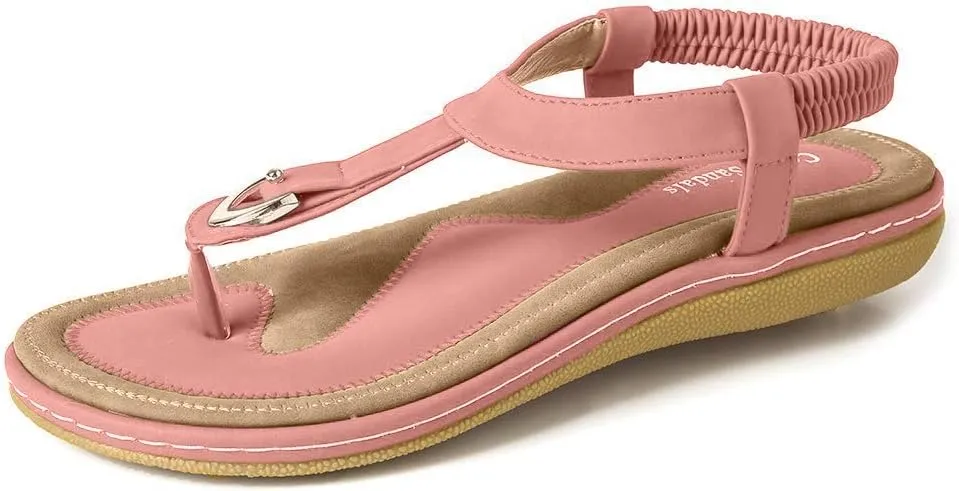Deals Women's Comfy Sandals, Comfort Slip On Summer's Sandals