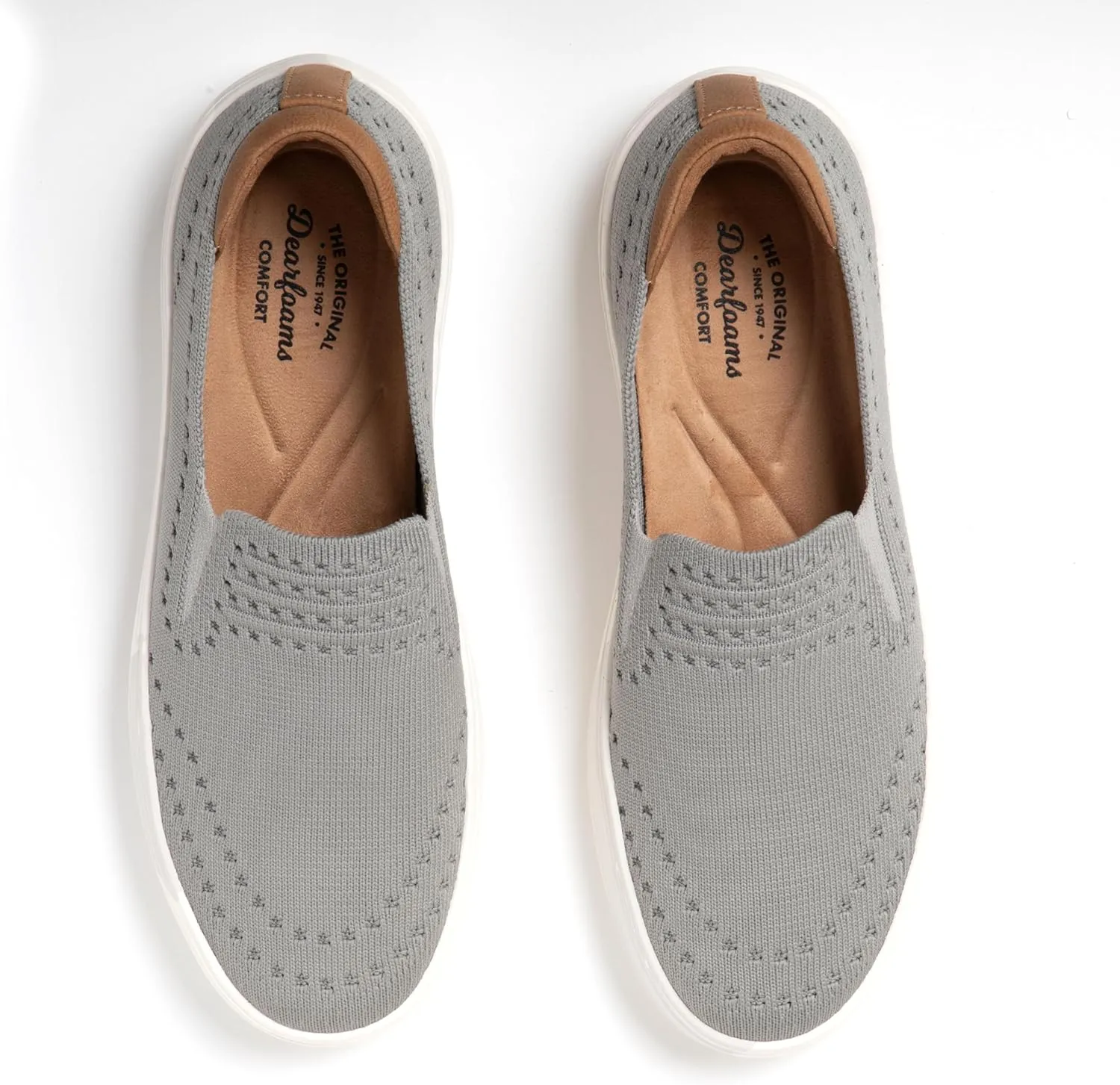 Dearfoams Women's Slip-On Lightweight Comfortable Sophie Loafers with Arch Support