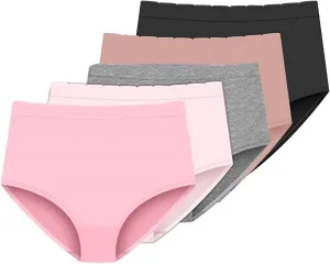 Delta Burke Seamless Brief Style Panties 5-Pack