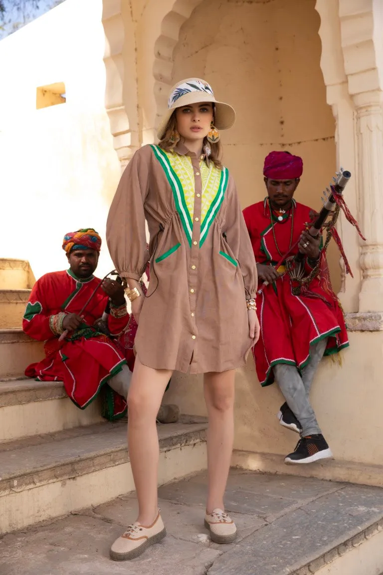 Dessert Glow Shirt Dress