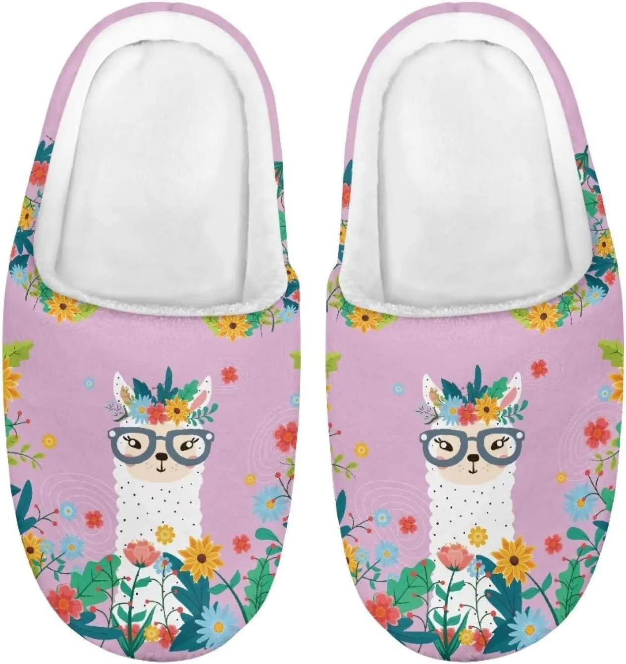 DISNIMO Boys Girls Toddler House Bedroom Slippers,Kids Warm Slip On Home Slippers Cute Winter Nonslip Indoor Slippers