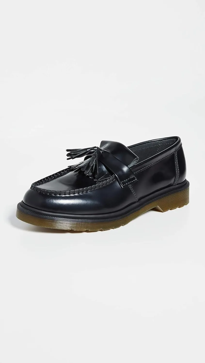 Dr. Martens Unisex Adrian Smooth Leather Tassel Loafers