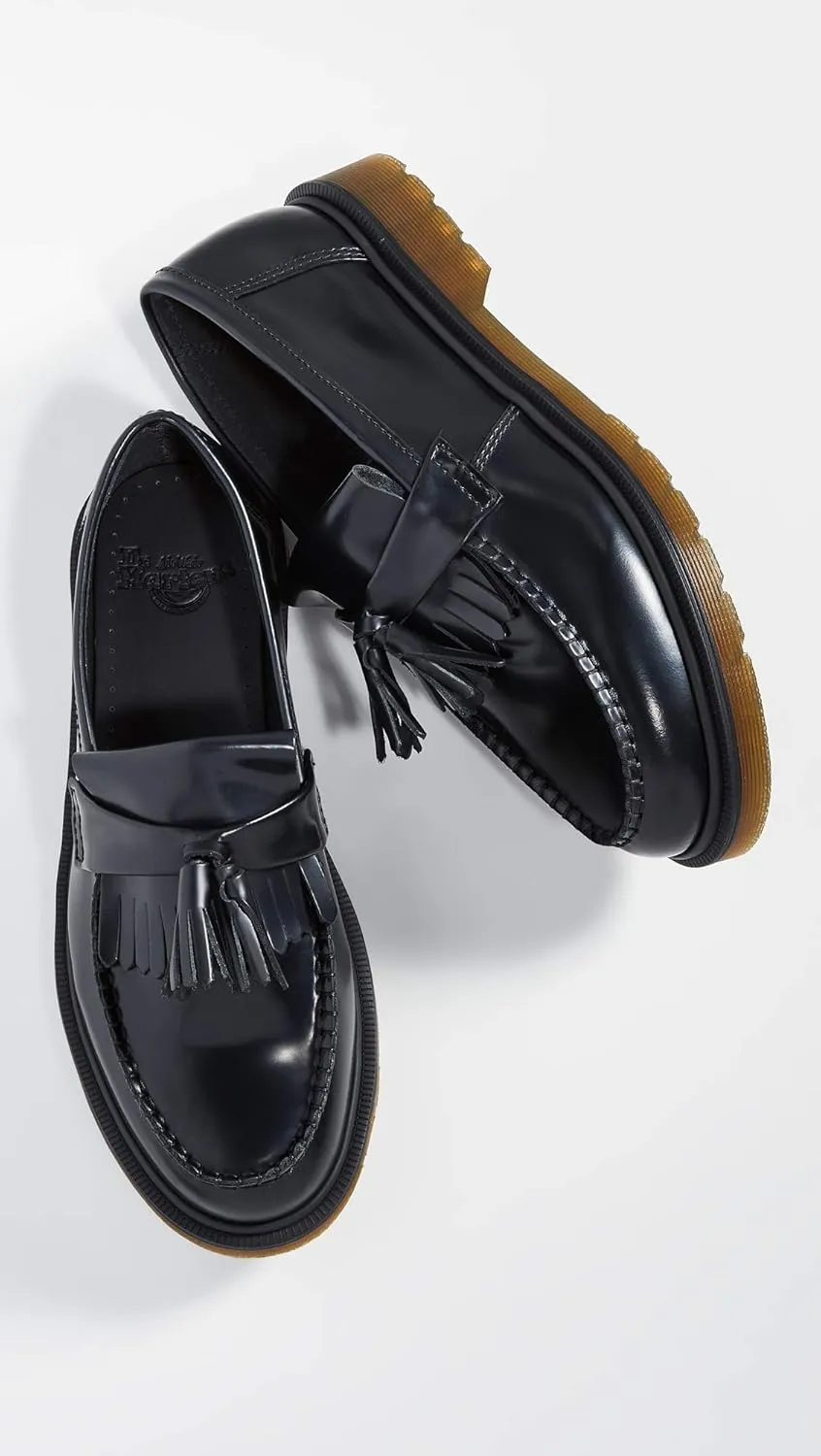 Dr. Martens Unisex Adrian Smooth Leather Tassel Loafers
