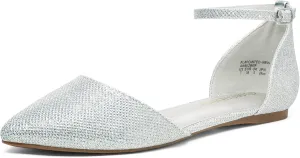 DREAM PAIRS Flapointed Women's Casual D'Orsay Pointed Plain Ballet Comfort Soft Slip On Flats Shoes