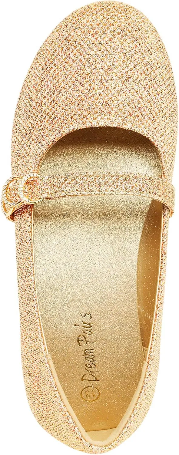 DREAM PAIRS Girls Mary Jane Ballet Flat Dress Shoes(Toddler/Little Kid)