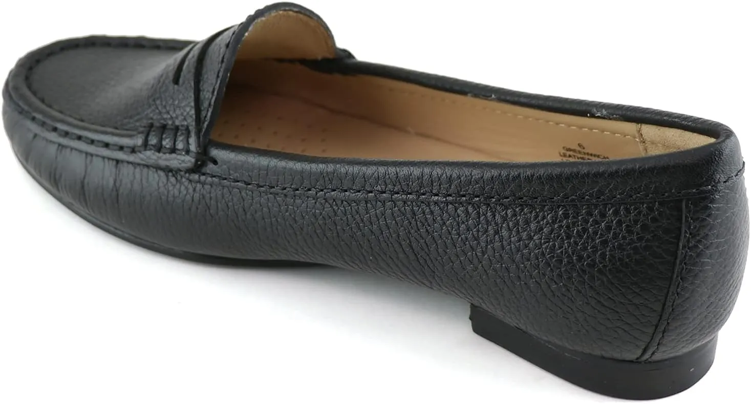 Driver Club USA Women's Genuine Leather Made in Brazil Greenwich Loafer