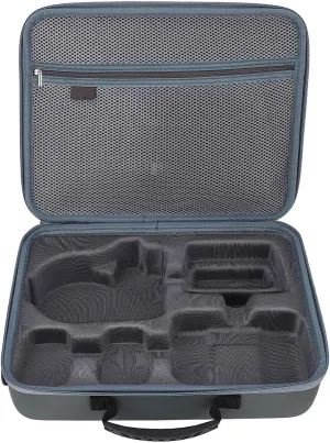 Drone Storage Bag, 2 Direction Zip Handheld Carrying Case with Adjustable Shoulder Strap for Flip, Water Proof Portable Hard Shell Travel Carrying Case Drone Accessories