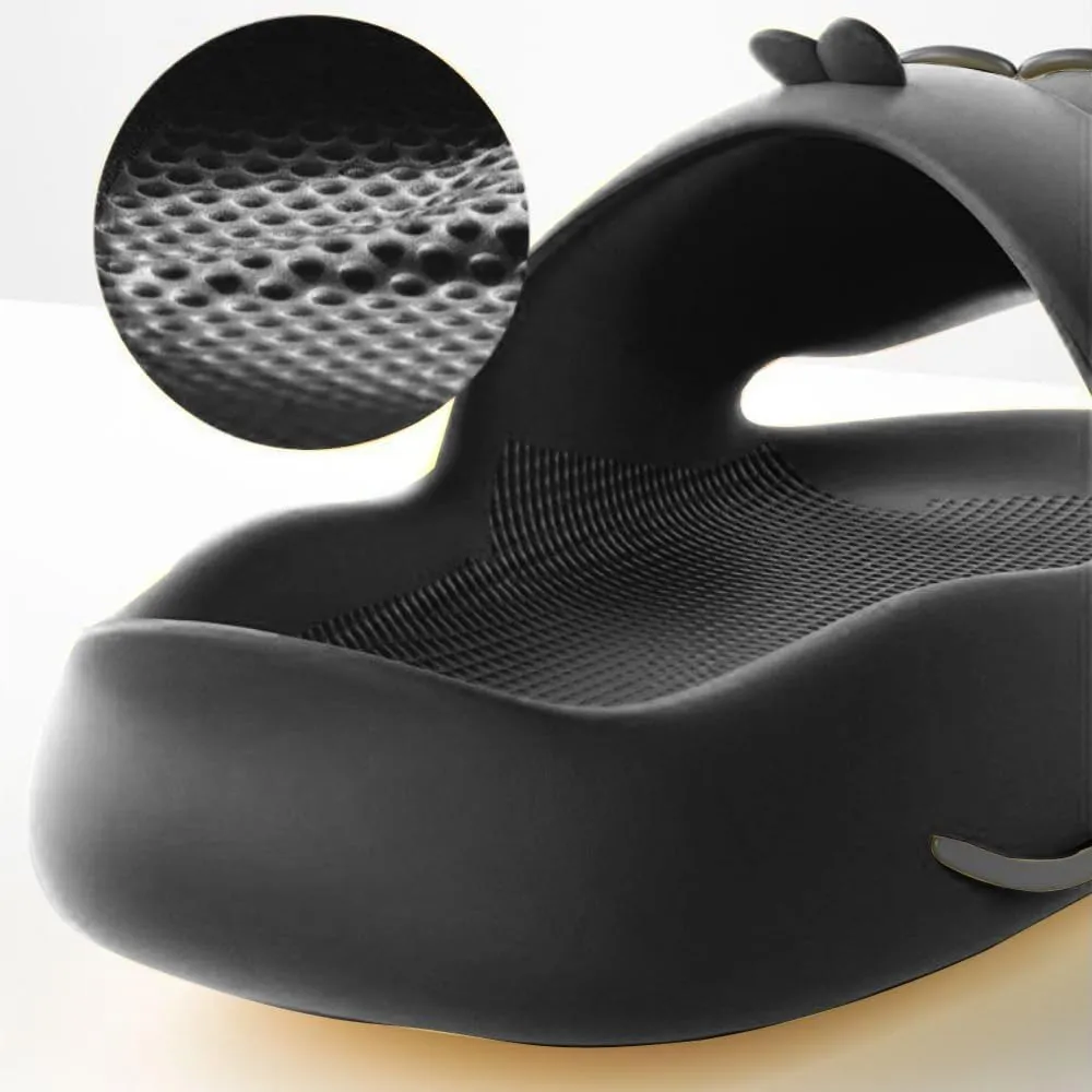 Duck Bathroom Slippers - Cartoon Female Indoor Home Non-slip Soft Bottom Cute Thick Bottom Step on Shit Slippers