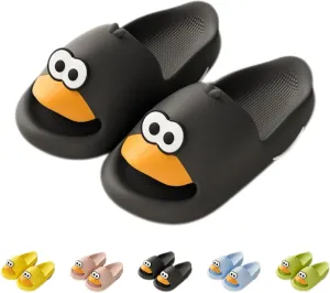 Duck Bathroom Slippers - Cartoon Female Indoor Home Non-slip Soft Bottom Cute Thick Bottom Step on Shit Slippers