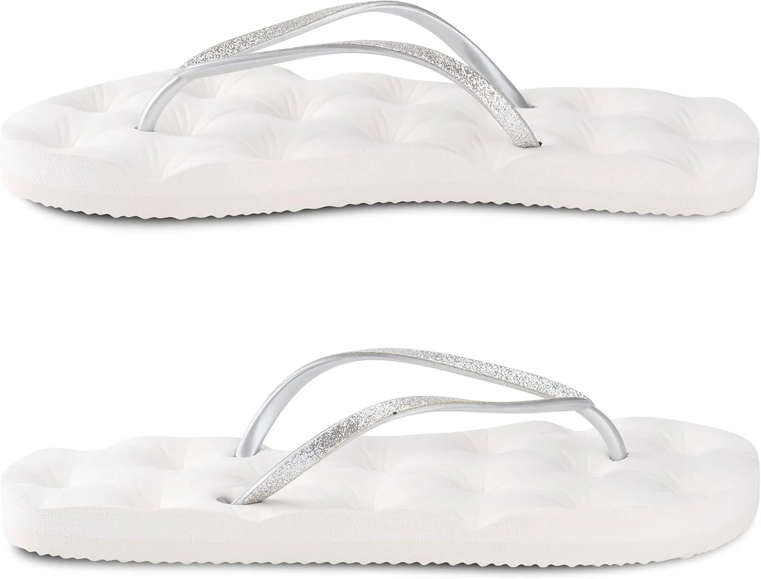 DUDHUH Slippers For Women Soft Flip Flops Summer Slim Casual Women's Sandals