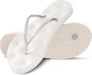 DUDHUH Slippers For Women Soft Flip Flops Summer Slim Casual Women's Sandals