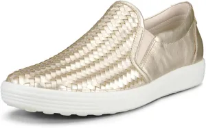 ECCO Women’s Soft 7 Woven Slip On 2.0 Sneaker