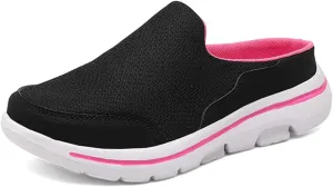 Eliogn Women's Men's Slip-On Clogs Comfortable Non-Slip Muller Shoes Breathable Mesh Fashion Walking Shoes Casual Sneakers for Men and Women
