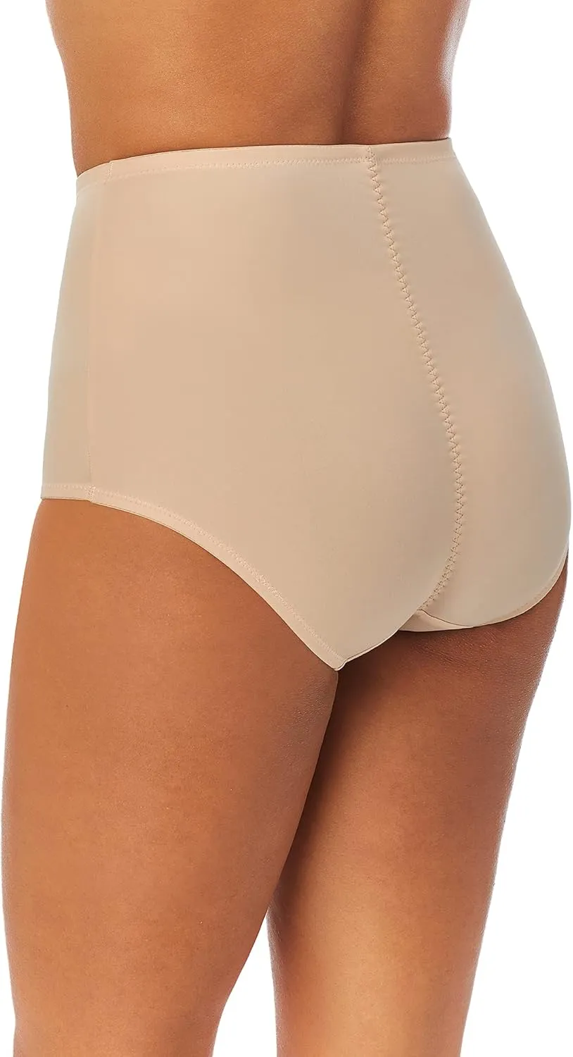 ELLEN TRACY Company Women's Underwear High Waist Control Brief with Extra Tummy Hold 2 Pack Panties