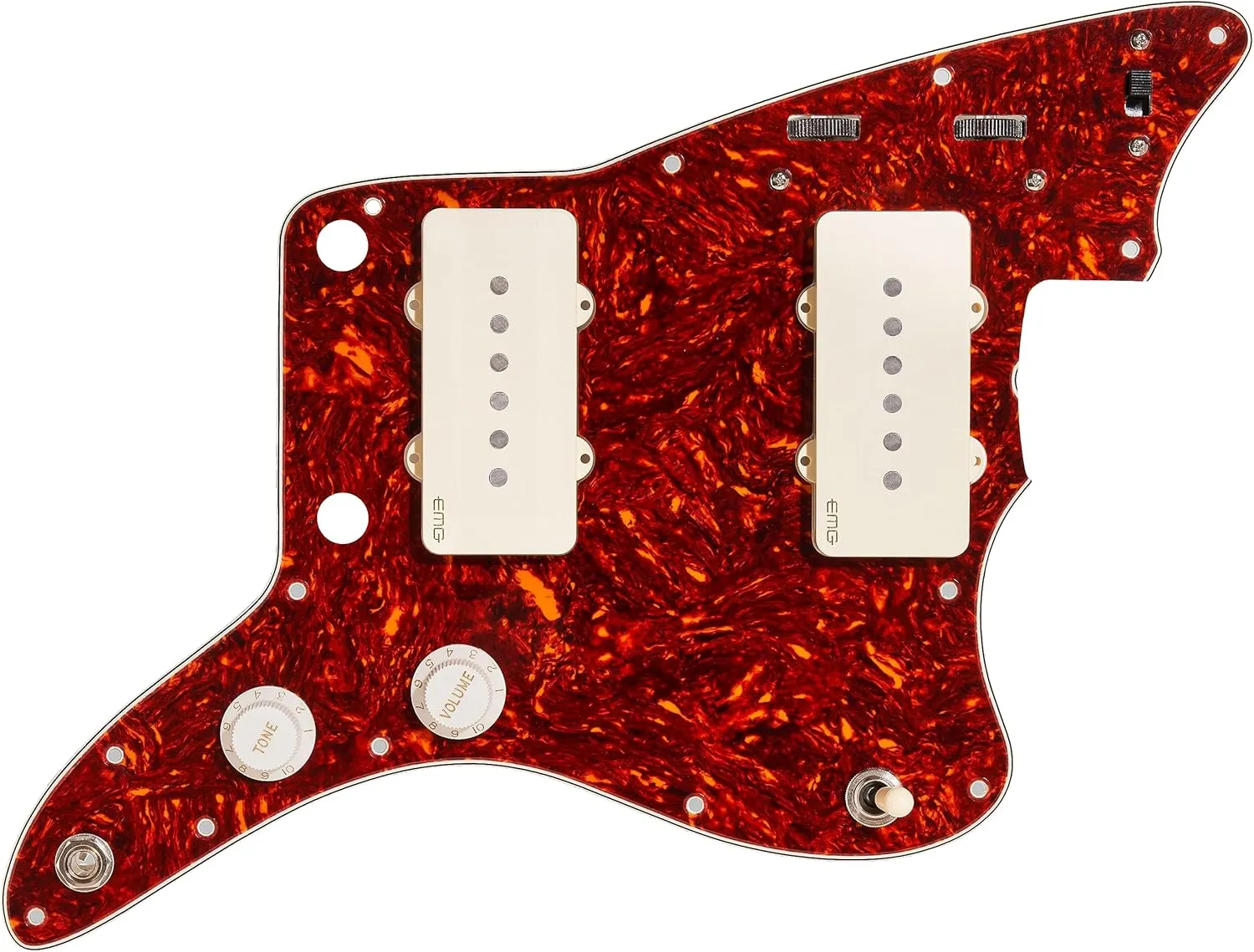 EMG JMaster Loaded Pickguard System, Tortoise Ivory (7758.00)