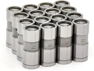 Enginetech Hydraulic Flat Tappet Lifters - Fits Chevrolet SBC & BBC Engines - 5.7L 350 305 327 383 400 454 - Set of 16 - Campatible with Camaro Corvette Chevy Applications