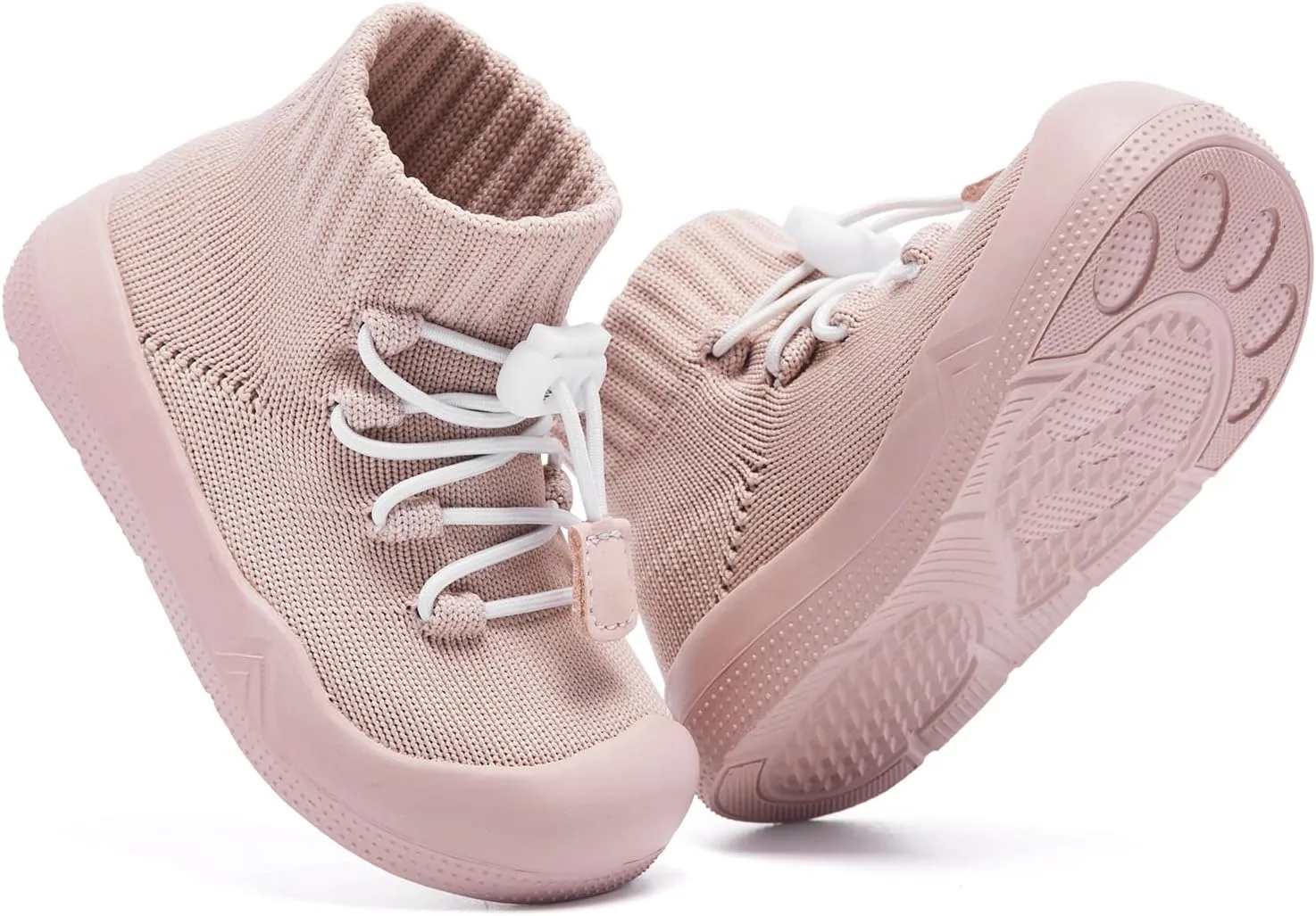 Engtoy Baby Sock Shoes Baby Walking Shoes Infant Non-Slip Lightweight Breathable Slippers with Soft Rubber Sole Slip On Sneakers