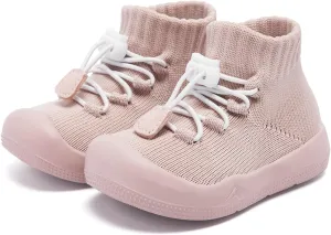 Engtoy Baby Sock Shoes Baby Walking Shoes Infant Non-Slip Lightweight Breathable Slippers with Soft Rubber Sole Slip On Sneakers