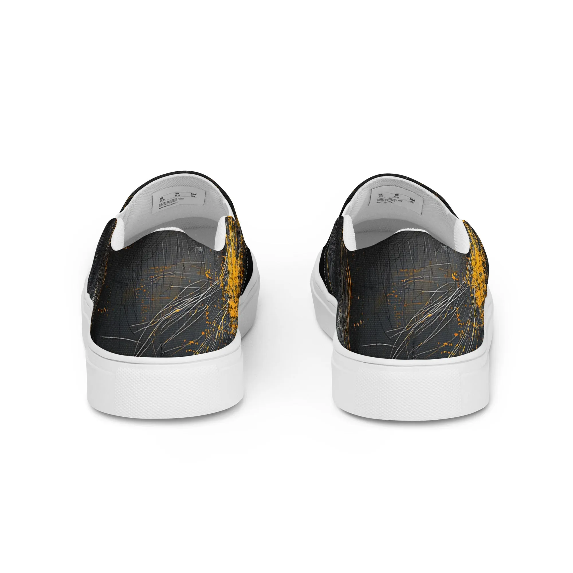 Eternal Elegance Women’s slip-on canvas shoes
