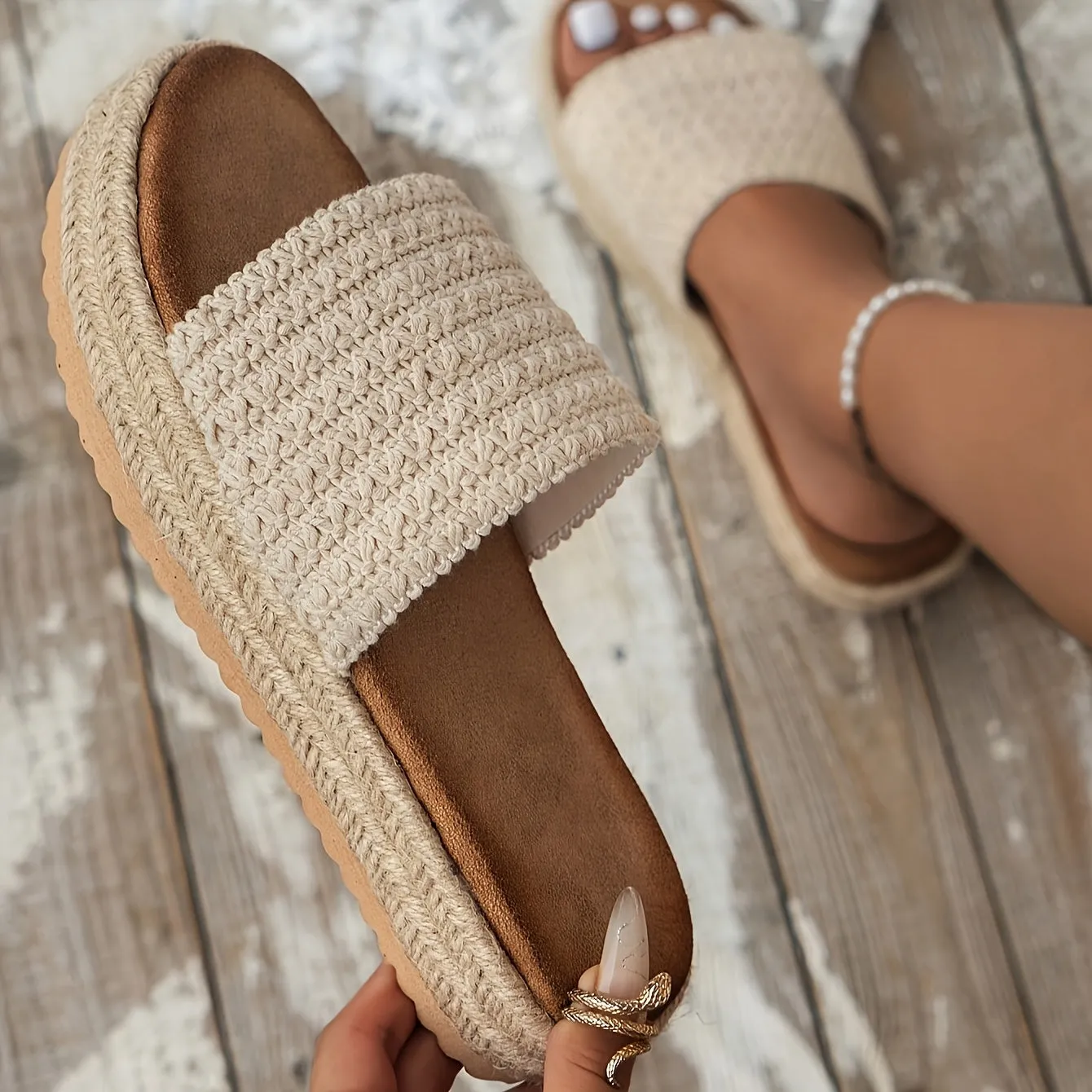 Eva™ Breathable Mesh Espadrille Sandals
