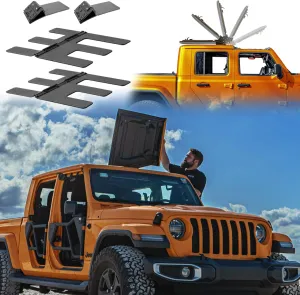 EZ Flip-Top for Jeep JT Freedom Top Panels One Person Flip Back System—Flip Back Your Jeep Hard Top Panels in Seconds!