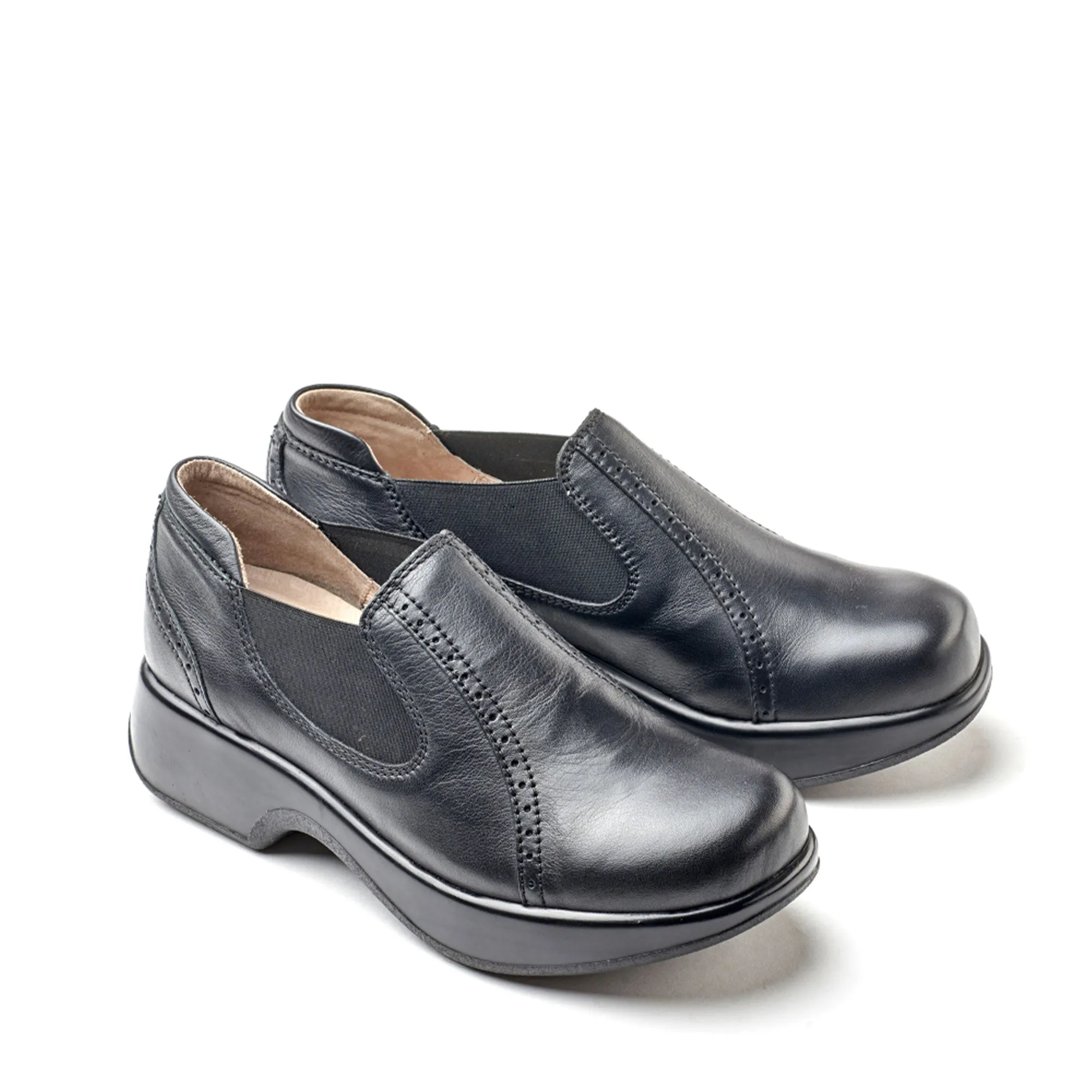 Falcon Leather Slip-On Comfort Shoe