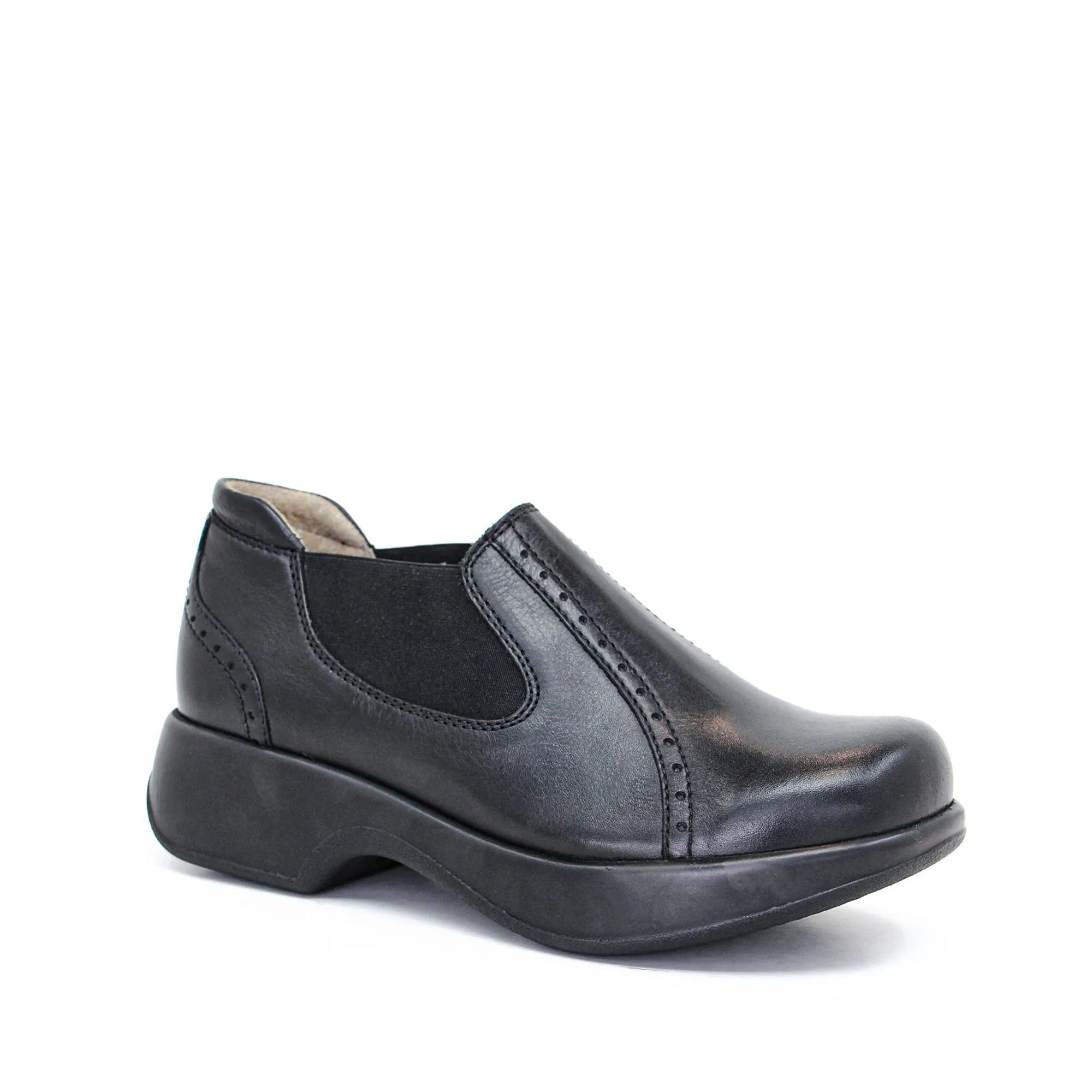 Falcon Leather Slip-On Comfort Shoe
