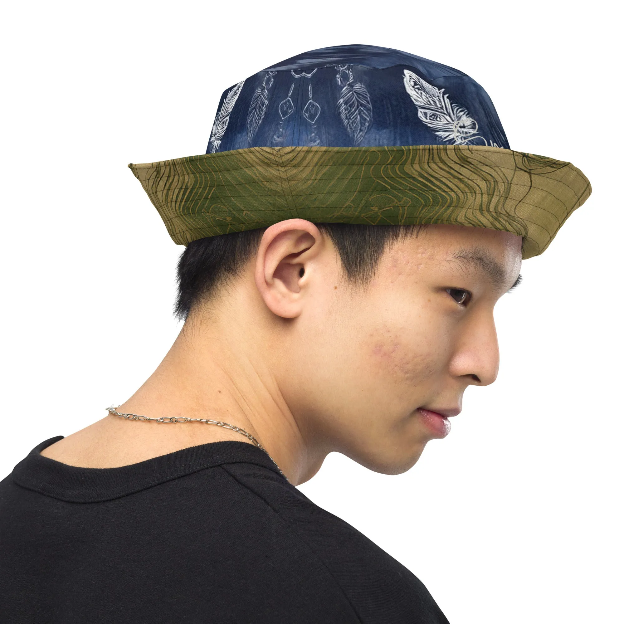 Featherblues - Reversible bucket hat
