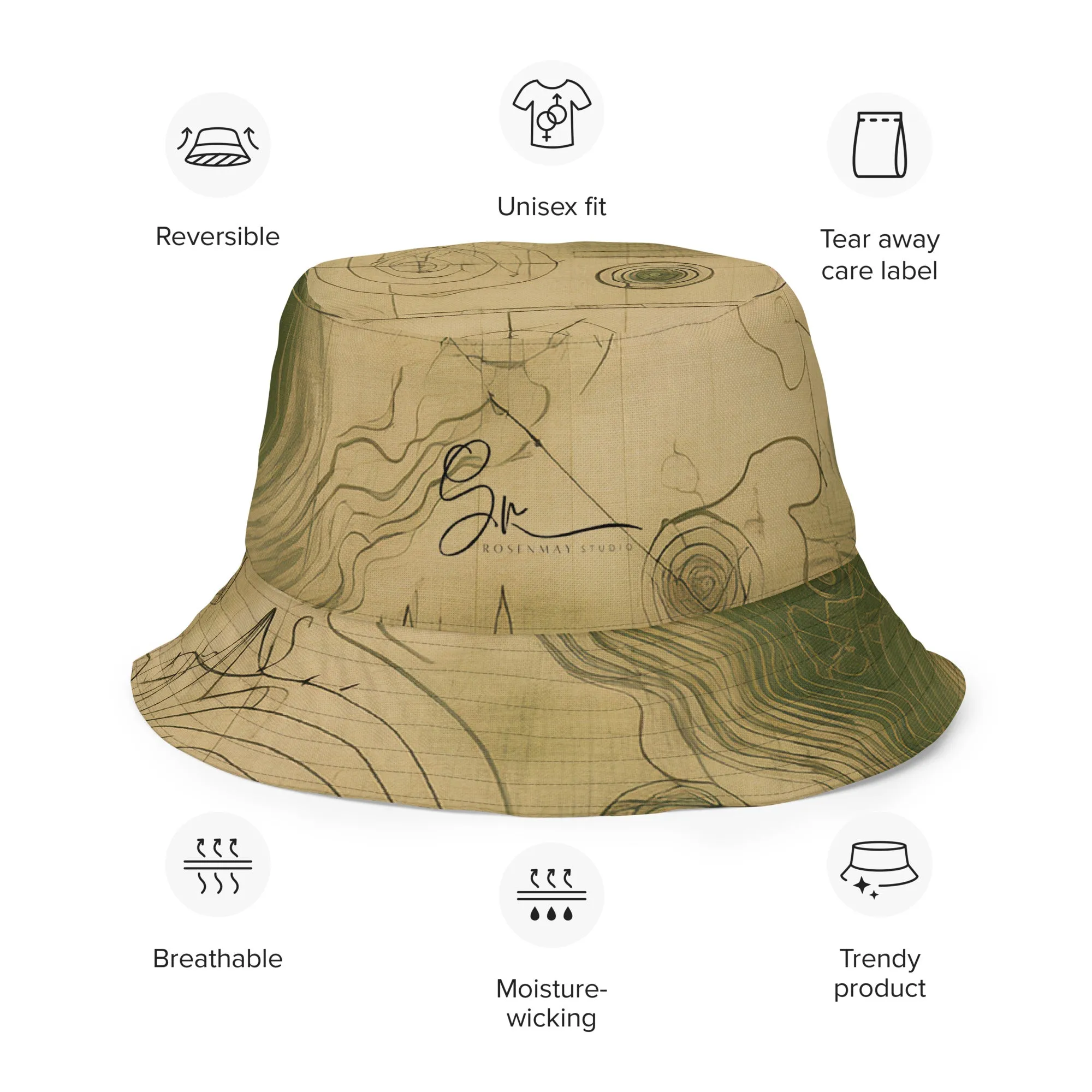 Featherblues - Reversible bucket hat
