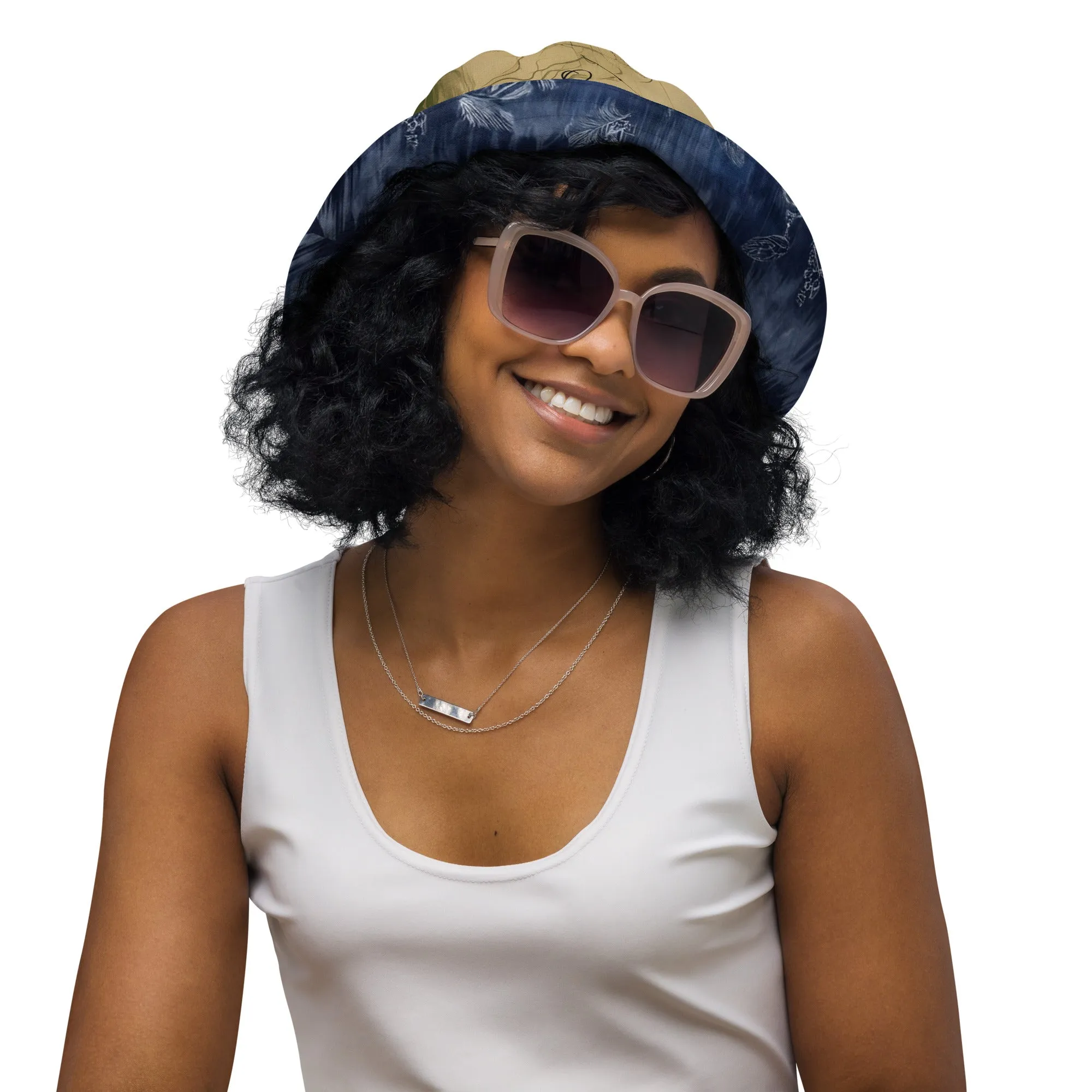 Featherblues - Reversible bucket hat
