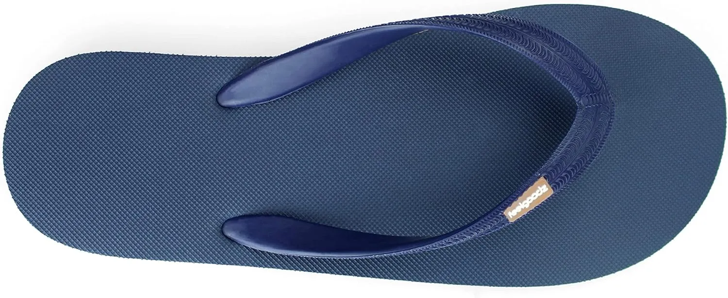 Feelgoodz Mens Classicz Rubber Flip-Flops - Waterprooof, 100% Natural Rubber & All-Vegan Sandals, Fair Trade Certified Slippers, Consciously Sourced & Artisan-Crafted