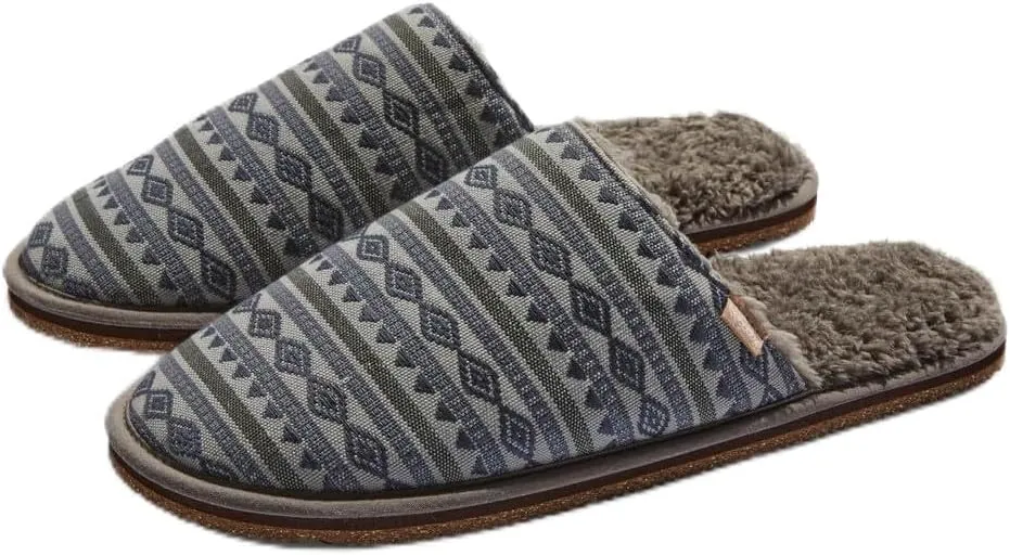 Feelgoodz Men’s Meridian Mule Faux Sherpa Indoor/Outdoor Slipper