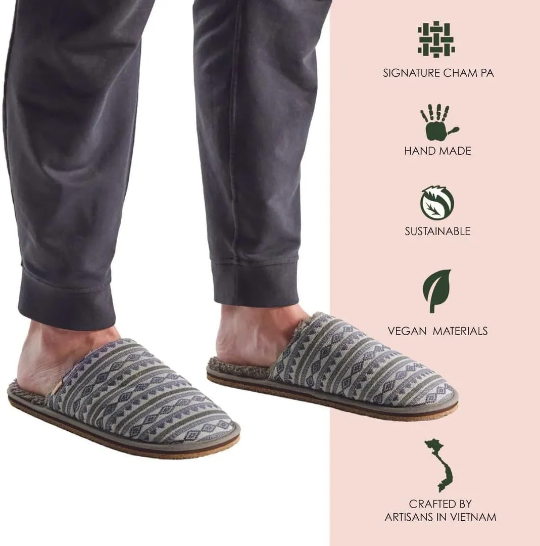 Feelgoodz Men’s Meridian Mule Faux Sherpa Indoor/Outdoor Slipper