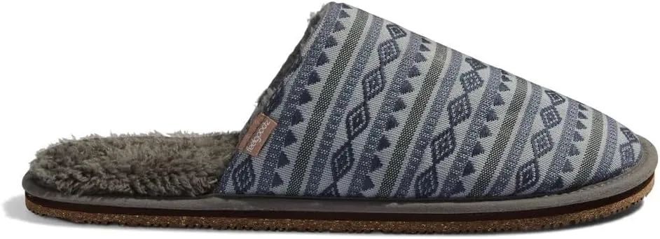Feelgoodz Men’s Meridian Mule Faux Sherpa Indoor/Outdoor Slipper