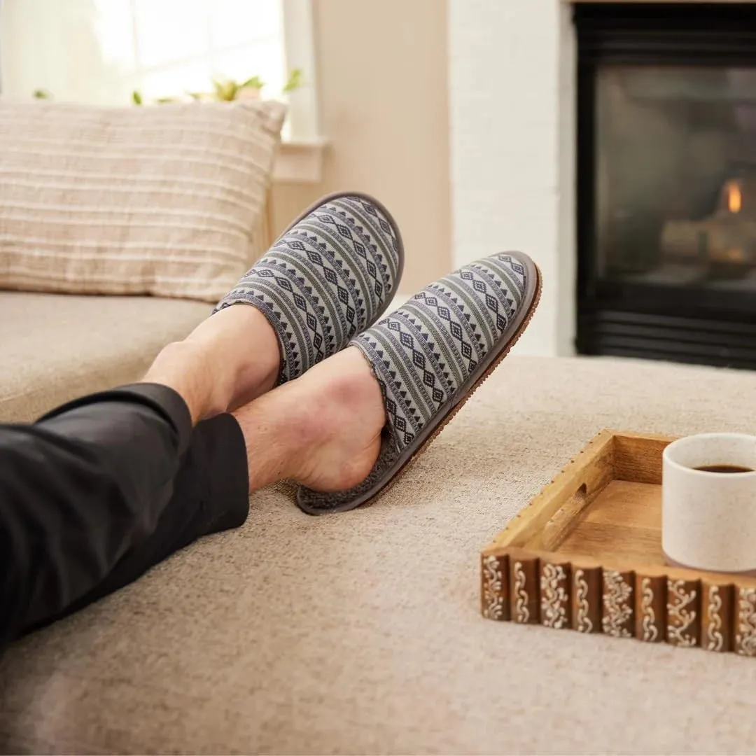 Feelgoodz Men’s Meridian Mule Faux Sherpa Indoor/Outdoor Slipper