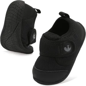 FEETCITY Toddler Shoes Girls Boys Barefoot Shoes Toddler Walking Shoes Kids Slip On Sneakers Breathable Tennis Shoes