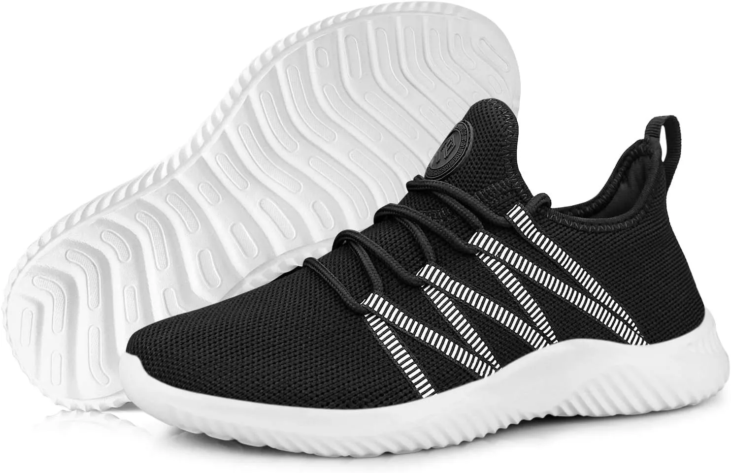 Feethit Womens Slip On Running Shoes Non Slip Walking Shoes Lightweight Gym Workout Shoes Breathable Fashion Sneakers