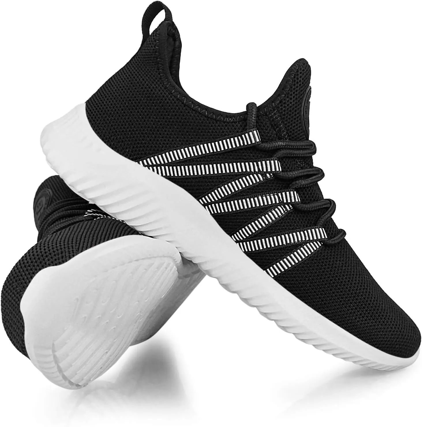 Feethit Womens Slip On Running Shoes Non Slip Walking Shoes Lightweight Gym Workout Shoes Breathable Fashion Sneakers
