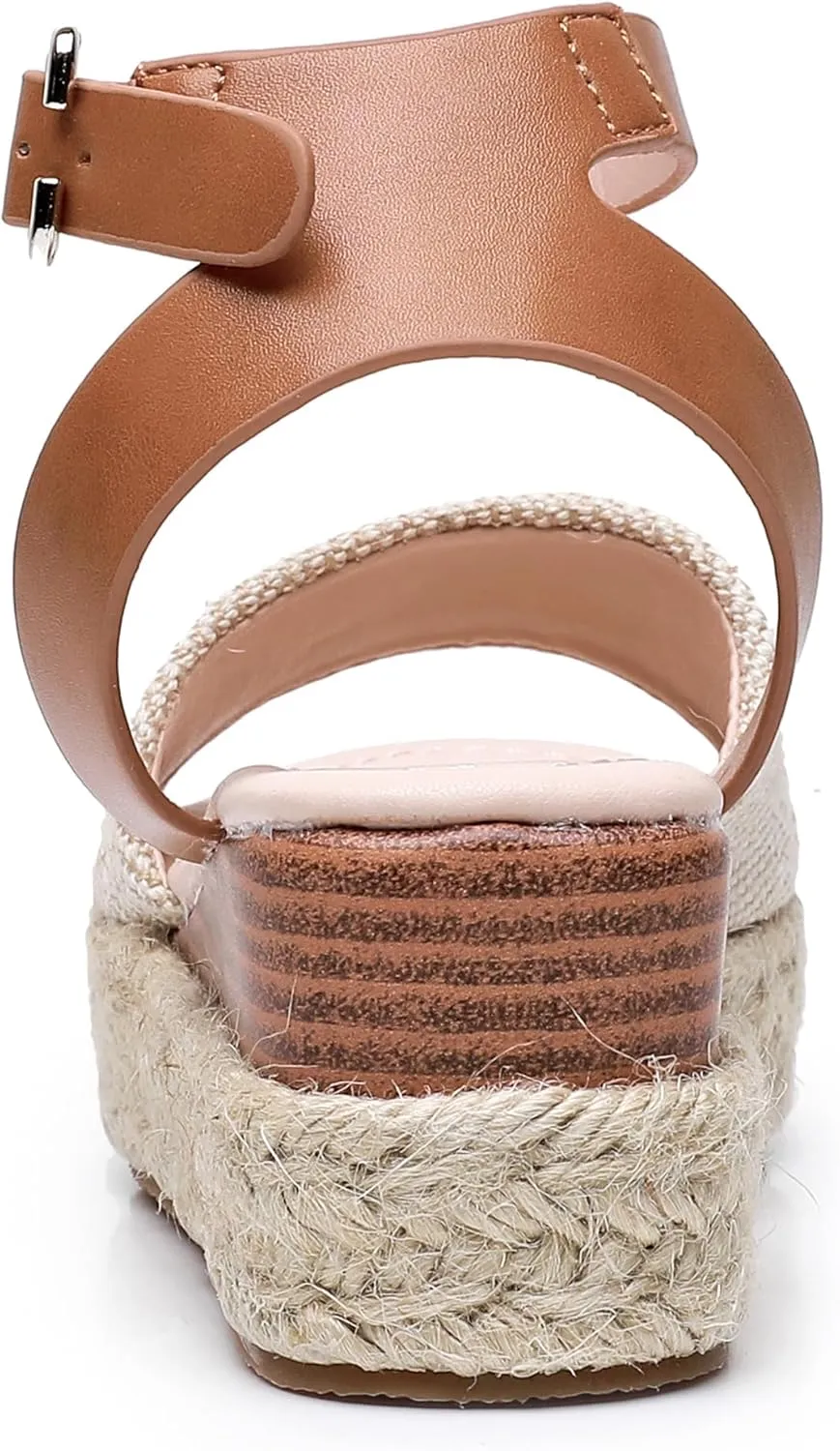Felabo Girls' Flatform Espadrille Sandals – Open-Toe, Adjustable Ankle Strap, Casual Summer Shoes (Little Kid/Big Kid)