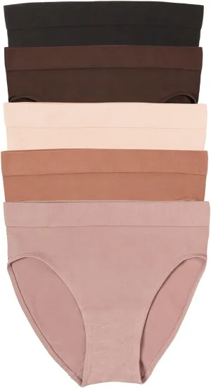 Felina Body Smooth High Cut Seamless Brief 5-Pack