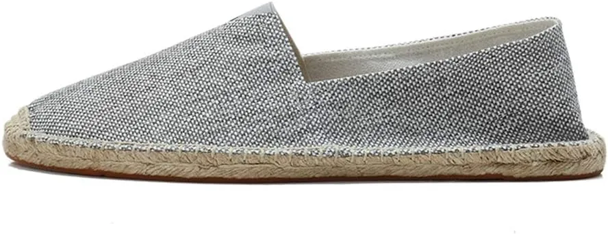 fereshte Mens Alpargata Espadrilles for Women Breathable Slip On Flats Shoes