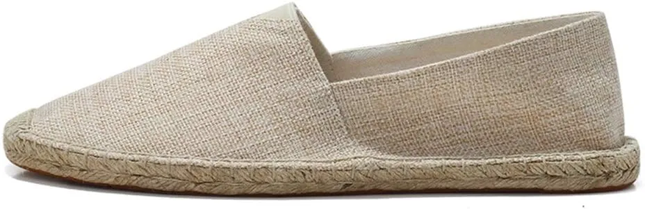 fereshte Mens Alpargata Espadrilles for Women Breathable Slip On Flats Shoes