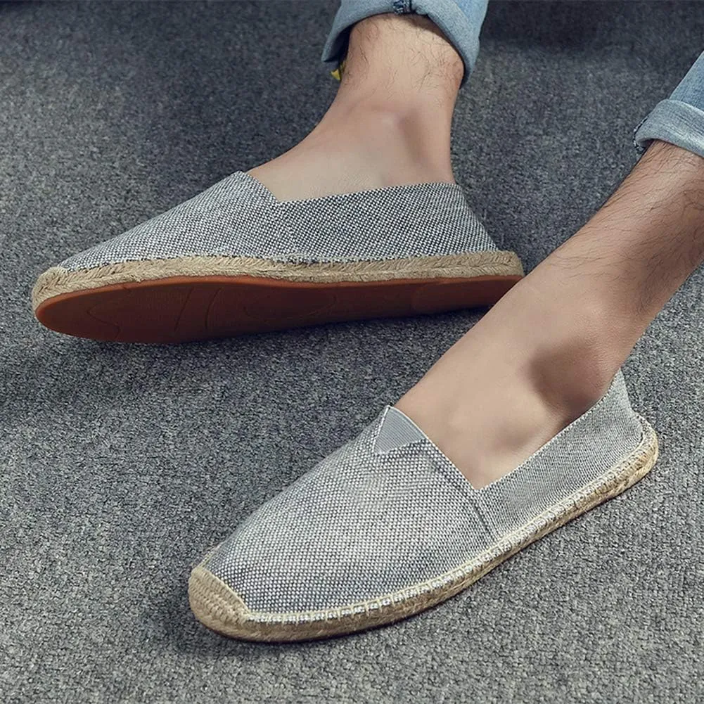 fereshte Mens Alpargata Espadrilles for Women Breathable Slip On Flats Shoes