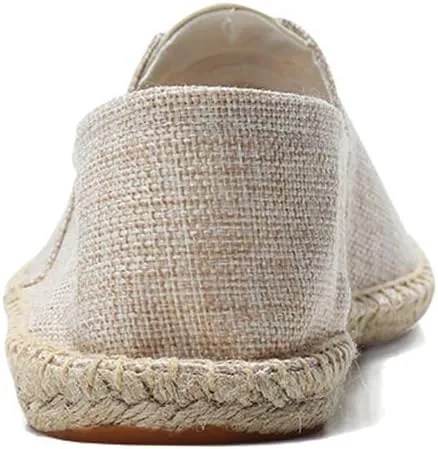 fereshte Mens Alpargata Espadrilles for Women Breathable Slip On Flats Shoes