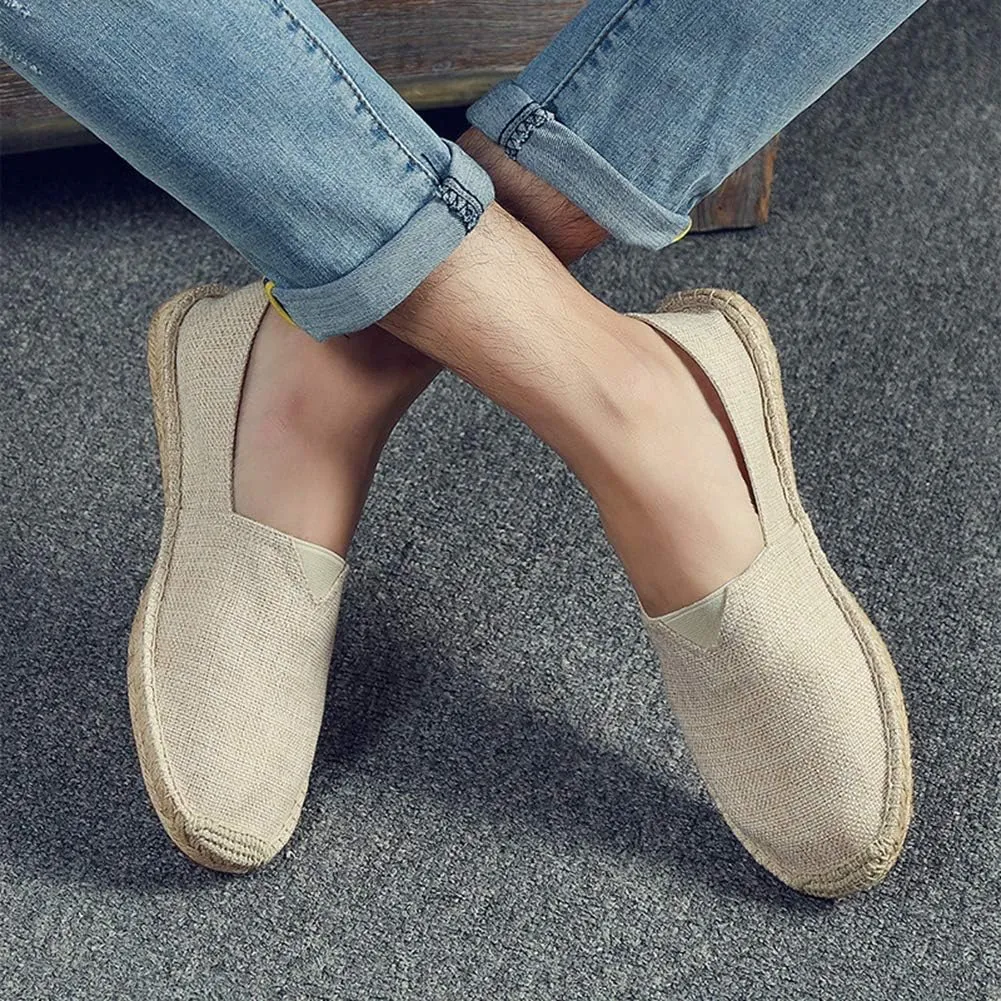 fereshte Mens Alpargata Espadrilles for Women Breathable Slip On Flats Shoes